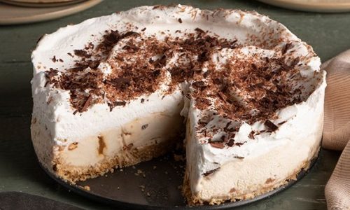 Εύκολη τούρτα παγωτό banoffee