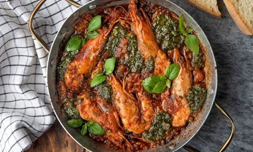 Εύκολη συνταγή για γαρίδες σαγανάκι