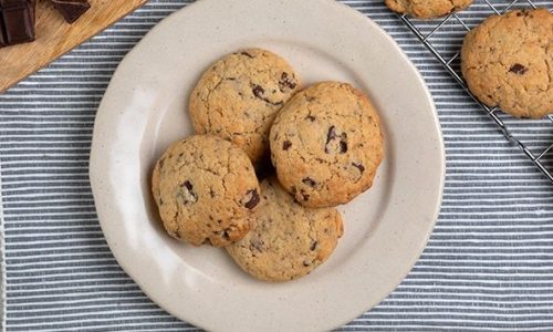 Soft chocolate cookies στο air fryer