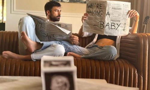 Ανδρέας Γεωργίου: Μπαμπάς για πρώτη φορά - Οι 8 φώτο της ξεκαρδιστικής ανακοίνωσης