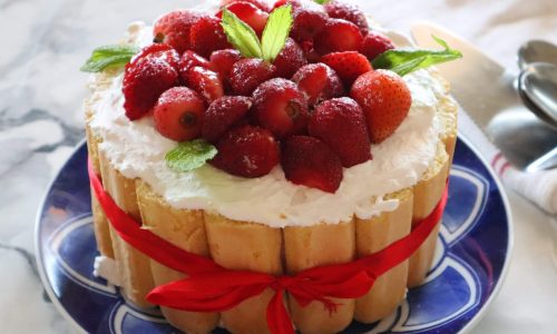 Τούρτα «Σαρλότ» με φράουλες - Αφού την έφτιαξα εγώ, μπορείς και εσύ