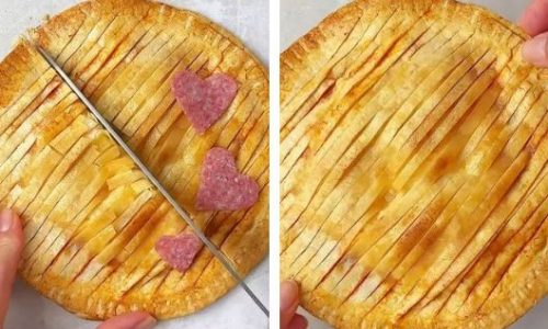 Hasselback Pizza με 4 υλικά – Έτοιμη σε 15 λεπτά
