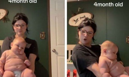 Μωρό 4 μηνών ζυγίζει 10 κιλά και γίνεται viral