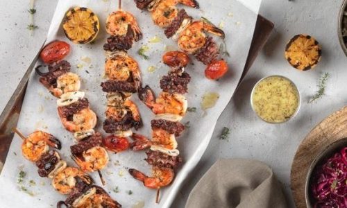 Σουβλάκια θαλασσινών - Διαφορετικά και πεντανόστιμα