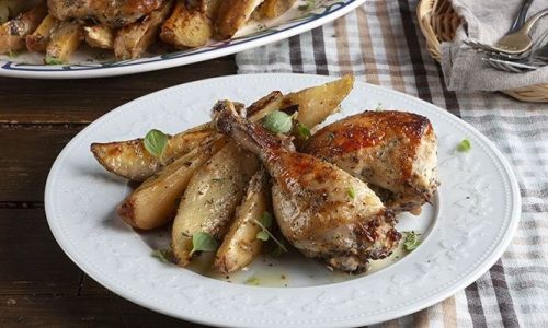 Κοτόπουλο λεμονάτο με πατάτες στον φούρνο - Σούπερ μαλακό και ζουμερό