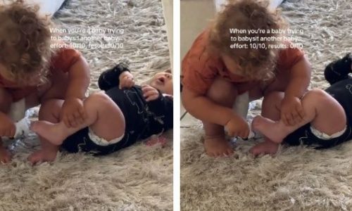 Δύο παιδιά κάτω των δύο ισούνται με το απόλυτο χάος - Η ξεκαρδιστική viral δοκιμασία ντυσίματος