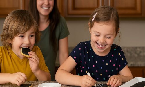 Back to School: Μπισκοτάκια μαυροπίνακες με βρώσιμη κιμωλία