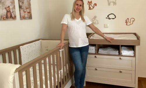 Το γήινο βρεφικό δωμάτιο που ετοίμασε η Νικόλ Κυριακοπούλου για τον γιο της