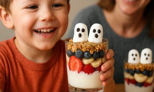 Halloween παρφέ γιαουρτιού – Μια υγιεινή λιχουδιά για τα παιδιά σας