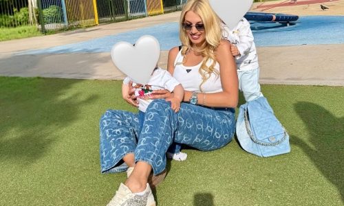 Κωνσταντίνα Σπυροπούλου: Δημοσίευσε φώτο του μικρού Βλάσση με ποδοσφαιρική εμφάνιση του Παναθηναϊκού