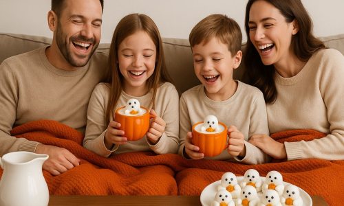 Choco bombs («βόμβες» σοκολάτας) φαντασματάκια που λιώνουν μέσα στο ζεστό γάλα