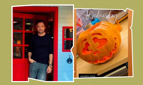 Ο Γιώργος Λιανός σκάλισε κολοκύθα για τη μικρή Βαλέρια - Το εντυπωσιακό αποτέλεσμα