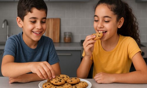 Μπισκότα με πουρέ μήλου χωρίς ζάχαρη