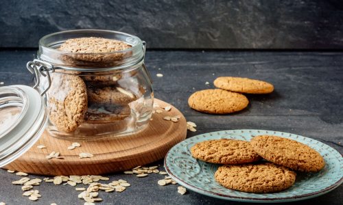 Μπισκότα με μήλο, μπανάνα και σπόρους chia (χωρίς ζάχαρη)