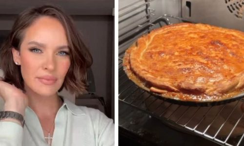 Η Ανίτα Μπραντ μας έδωσε τη συνταγή για τη δική της μυρωδάτη μηλόπιτα που έφτιαξε με τη μαμά της