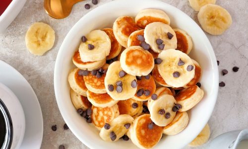 Νόστιμα pancakes με κομματάκια σοκολάτας