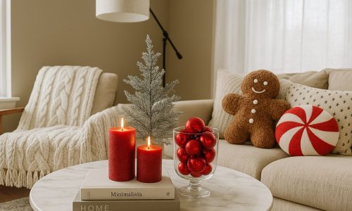 Christmas coffee table inspiration: Εύκολες και οικονομικές ιδέες για το τραπεζάκι σαλονιού σας