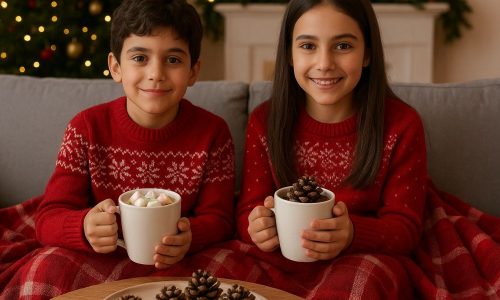 Σοκολατένιες βόμβες για ζεστό κακάο σαν... κουκουνάρια