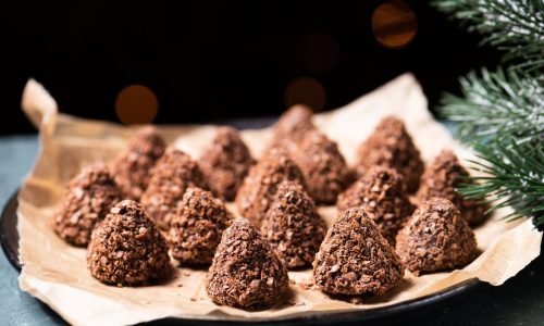 Τρουφάκια με γεύση μπισκότο - Εύκολα χωρίς ψήσιμο