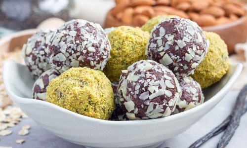 Σοκολατένια ενεργειακά τρουφάκια πορτοκαλιού