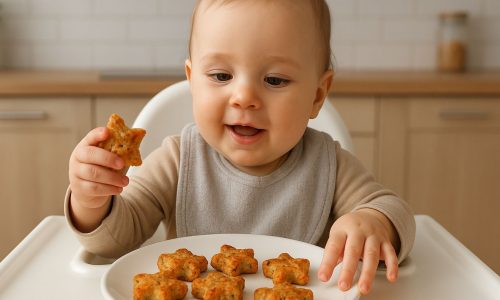 Αστεράκια σολομού για μωρά - Τη λες και χριστουγεννιάτικη συνταγή