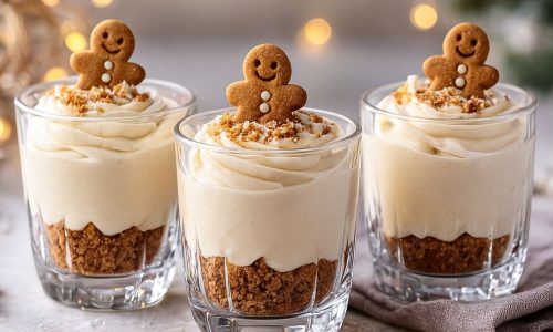 Ατομικά gingerbread cheesecakes χωρίς ψήσιμο: Το πιο γρήγορο χριστουγεννιάτικο γλυκάκι
