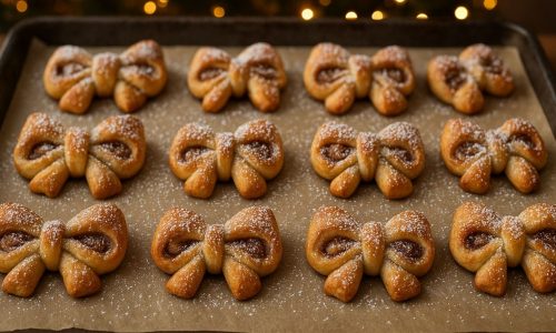 Μεταμορφώστε τα cinnamon rolls σε γιορτινά φιογκάκια για τα παιδιά σας