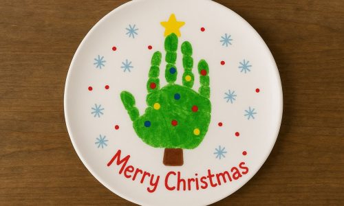 DIY χριστουγεννιάτικο πιάτο: Η κατασκευή που θα κάνει γιαγιάδες και δασκάλες να συγκινηθούν