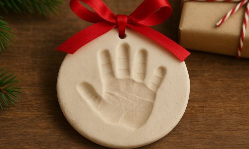 Κρατήστε «ζωντανές» τις αναμνήσεις με στολίδια από τα χεράκια του μωρού σας