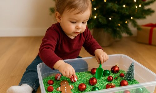 6 χριστουγεννιάτικες δραστηριότητες με αισθητηριακούς κάδους που θα ενθουσιάσουν το παιδάκι σας