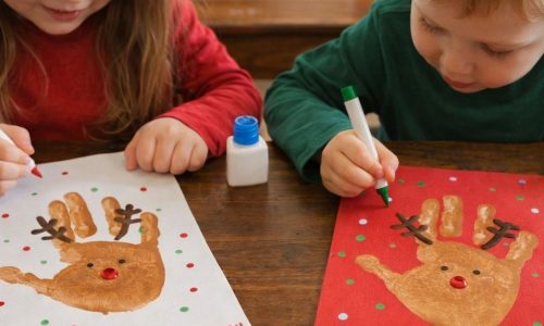 Το αποτύπωμα του Ρούντολφ: Η πιο τρυφερή χριστουγεννιάτικη χειροτεχνία