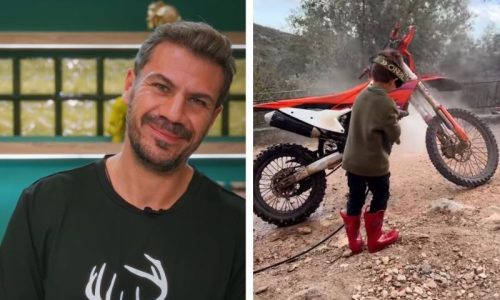 Άκης Πετρετζίκης: «Ευτυχώς δεν ξέρει ακόμα να διαβάζει» - Το απίθανο βίντεο με τον γιο του