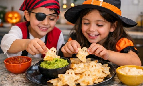 Φαντασματάκια από τορτίγιες: Το πιο fun αποκριάτικο σνακ για όλη την οικογένεια