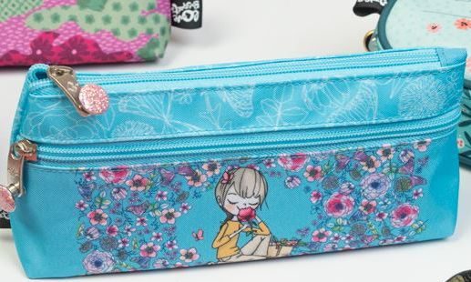 Βusquets Κασετίνα με δυο φερμουάρ "Petals" για κορίτσια - Μια έξυπνη επιλογή