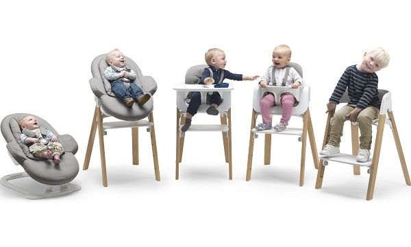Stokke® Steps™-Ο ευέλικτος συνδυασμός ριλάξ και καθίσματος φαγητού. Χρησιμοποιήστε τα ξεχωριστά ή μαζί