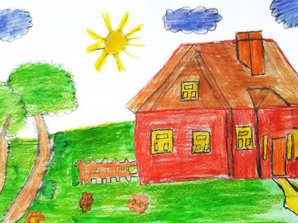 Δεκαπέντε χρωμοσελίδες με σπιτάκια (εικόνες για εκτύπωση)