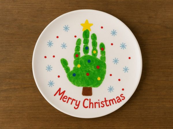 DIY χριστουγεννιάτικο πιάτο: Η κατασκευή που θα κάνει γιαγιάδες και δασκάλες να συγκινηθούν