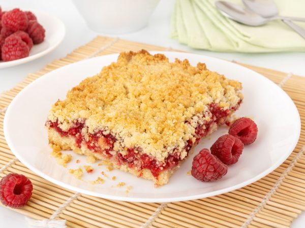 Μπάρες crumble με μαρμελάδα