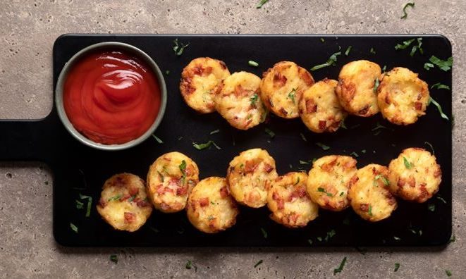 Hash browns με μπέικον - Φτιάξτε αυτές τις μπουκιές για τα παιδιά και τους φίλους τους