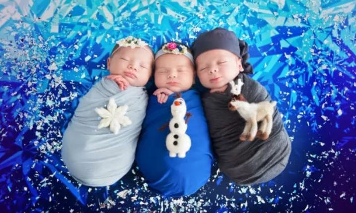 Αυτά τα νεογέννητα φωτογραφίζονται ως χαρακτήρες της ταινίας «Ψυχρά και ανάποδα» (pics)