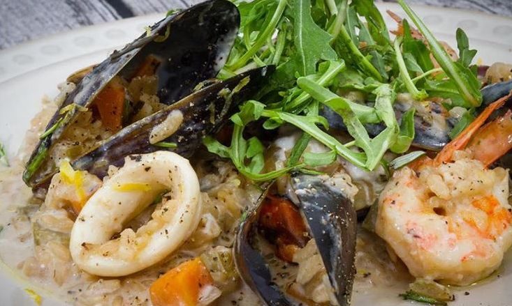 Ριζότο με θαλασσινά για τις ημέρες της νηστείας