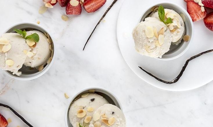 Vegan παγωτό βανίλια αμύγδαλο - Ό,τι πιο νόστιμο θα φτιάξετε σήμερα