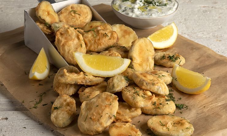 Τα πιο τραγανά τηγανιτά κολοκυθάκια