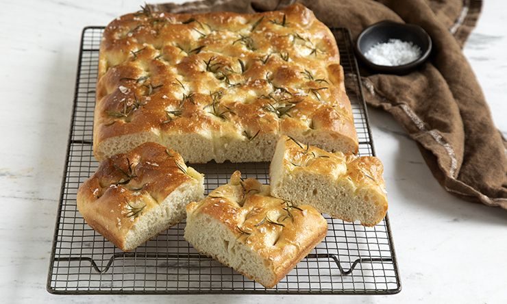 Φοκάτσια - Ένα αφράτο αλμυρό ψωμί με σπιτικό προζύμι!