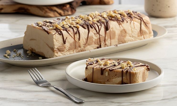 Λαχταριστό semifreddo με φιστικοβούτυρο