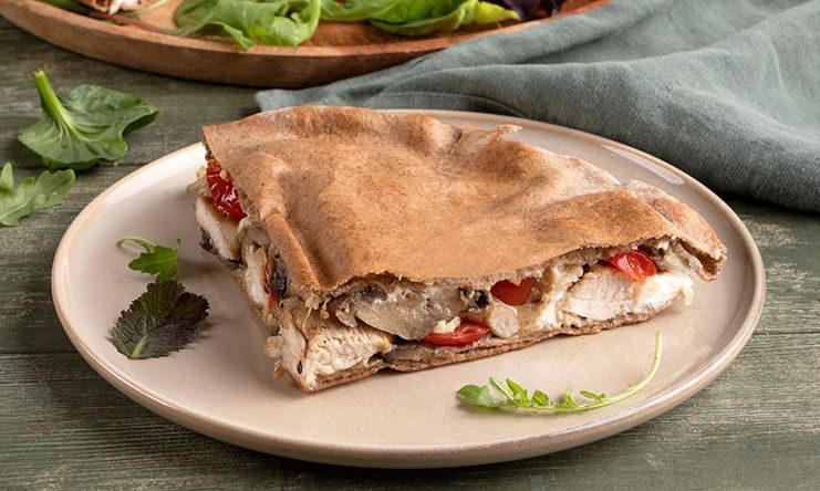 Light σκεπαστή με αραβική πίτα - Χορταστικό σνακ για όλες τις ώρες