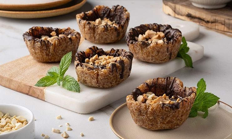 Healthy ταρτάκια με μαρμελάδα βερίκοκο