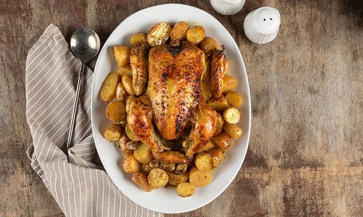 Απλό και νόστιμο: κοτόπουλο λεμονάτο με ρίγανη στον φούρνο για όλη την οικογένεια