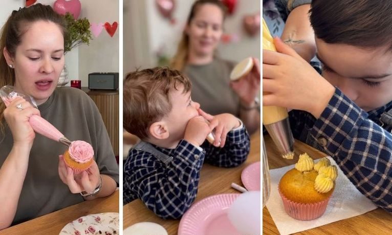 Ανίτα Μπραντ: Έφτιαξε υπέροχα cupcakes και μπισκοτάκια με τους γιους της - Πάρτε ιδέες