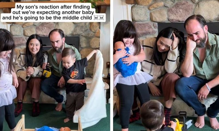 Νήπιο γίνεται viral με την απίθανη αντίδρασή του όταν μαθαίνει πως θα αποκτήσει αδελφάκι